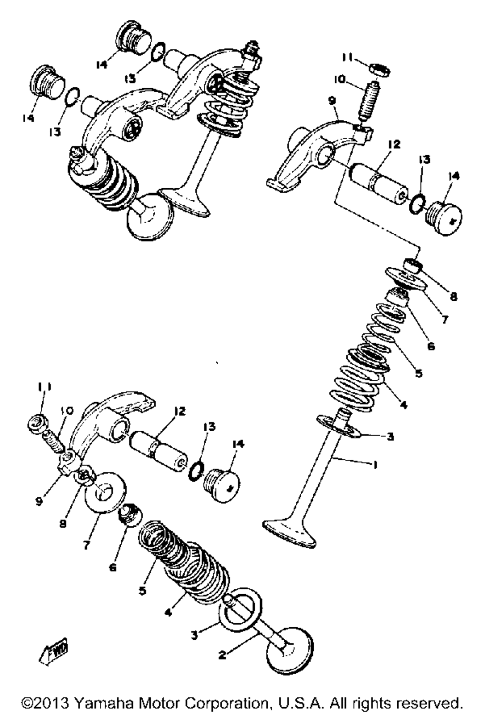 Valve rocker arm