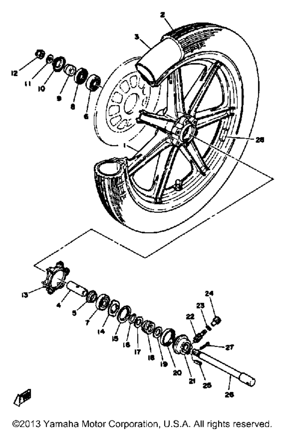 Front wheel