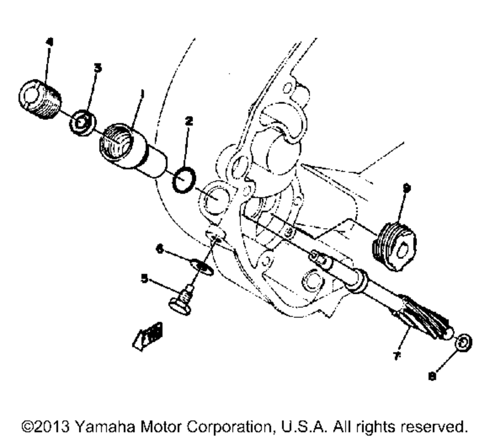 Tachometer gear