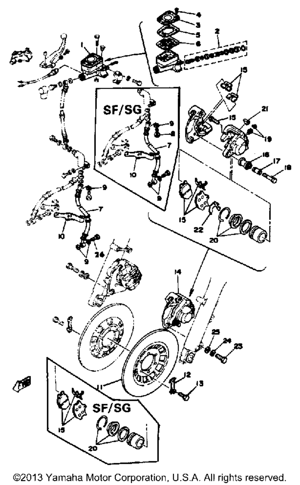 Double disc brake