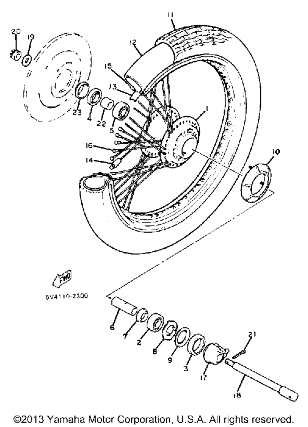 Front wheel