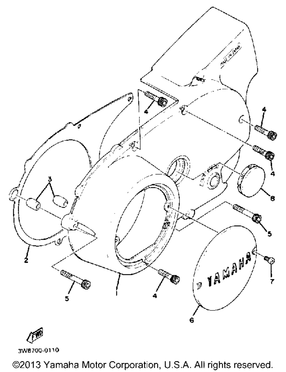 Crankcase cover 1