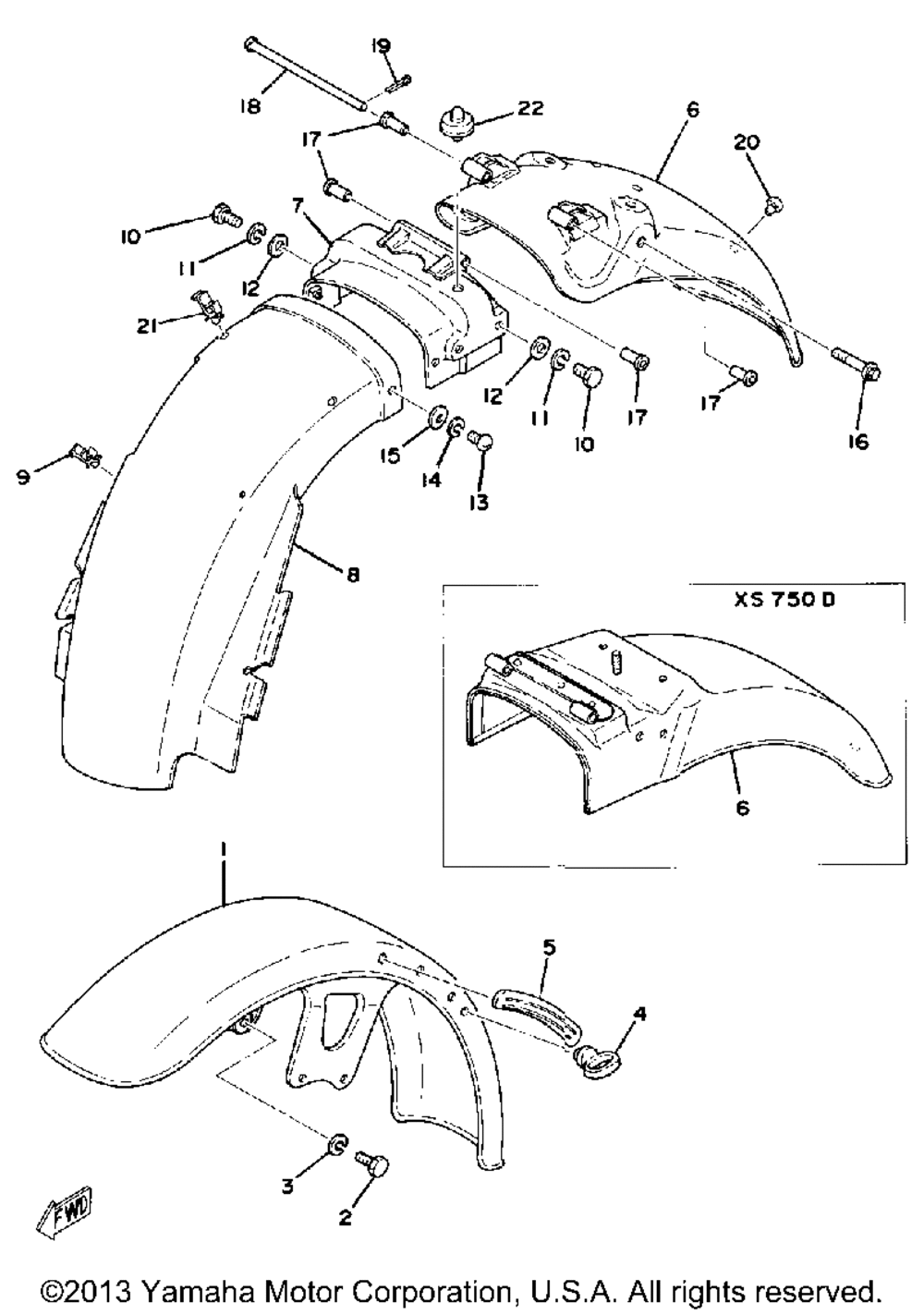 Front fender - rear fender