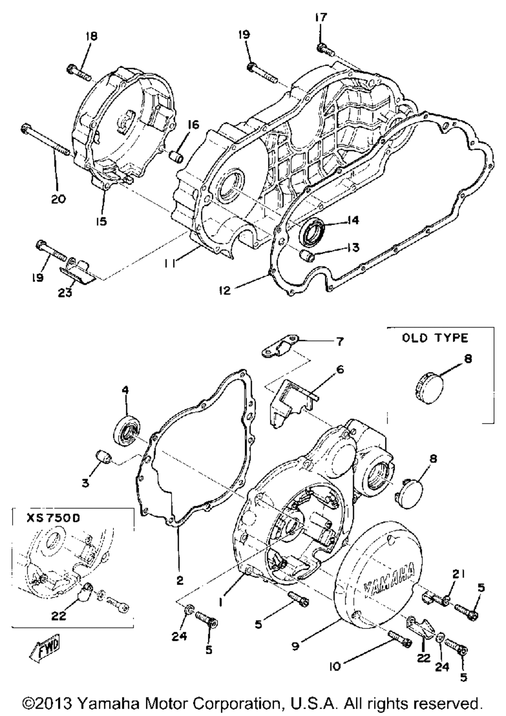 Crankcase cover