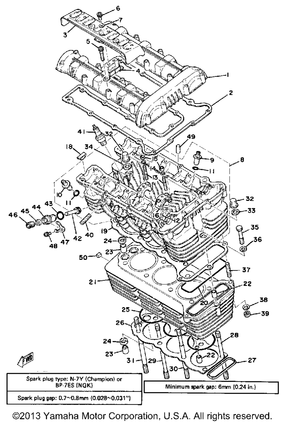 Cylinder head - cylinder