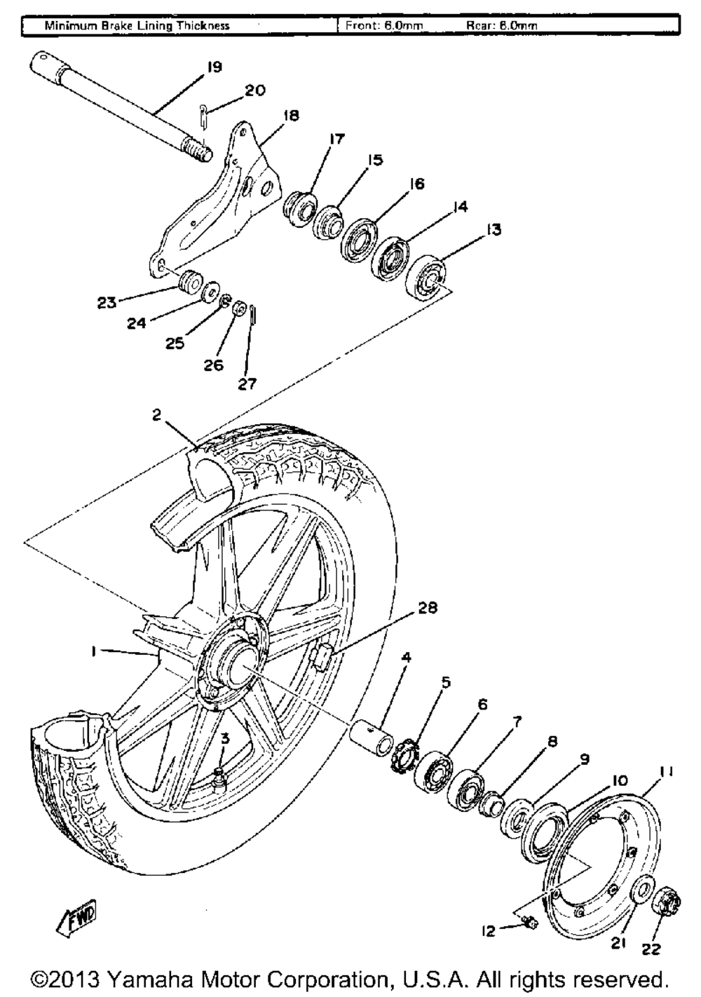 Rear wheel