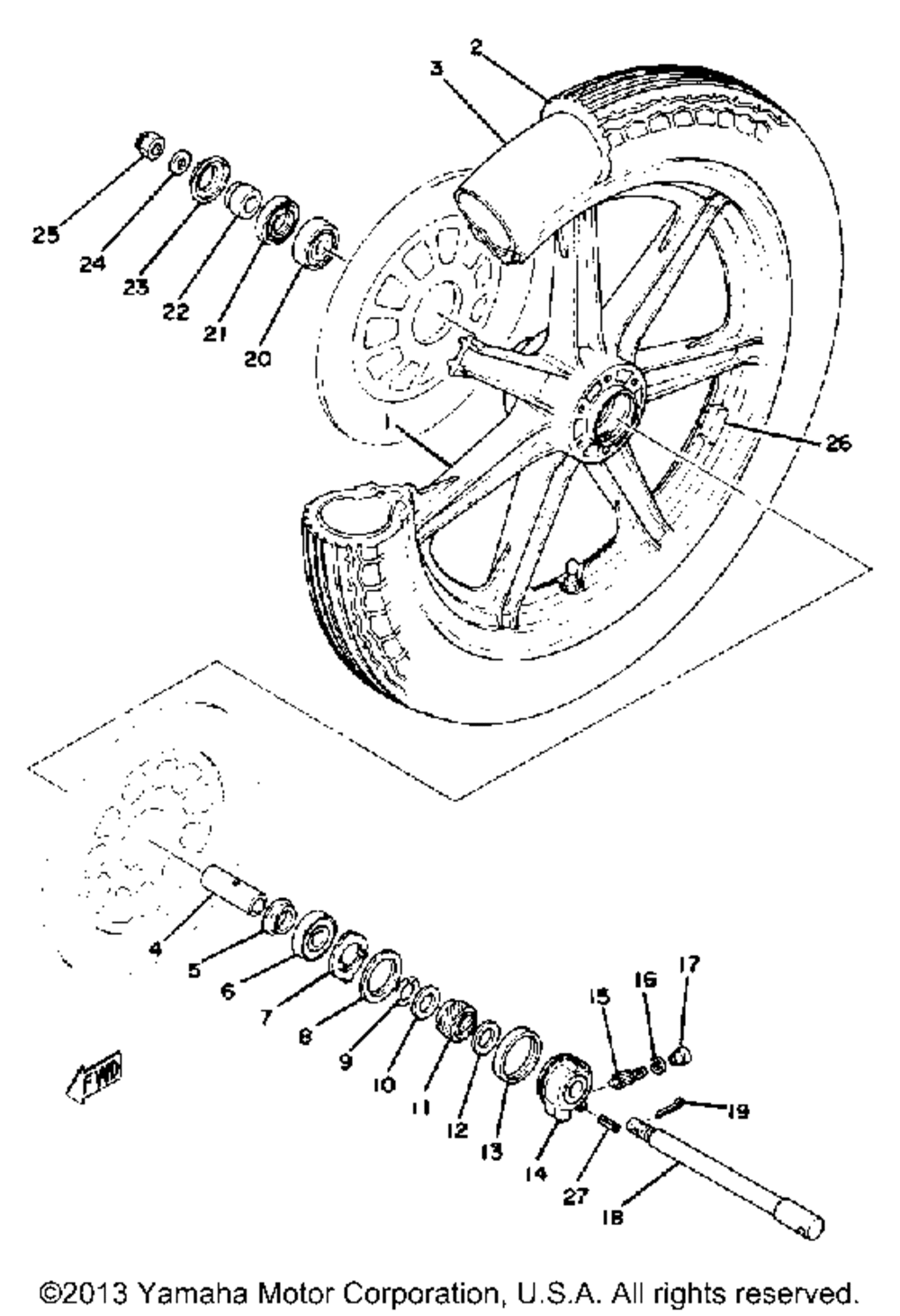 Front wheel