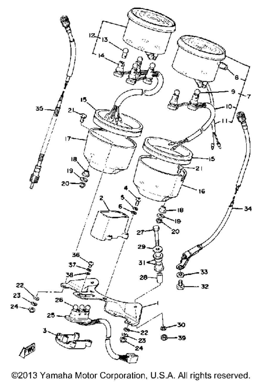 Speedometer - tachometer