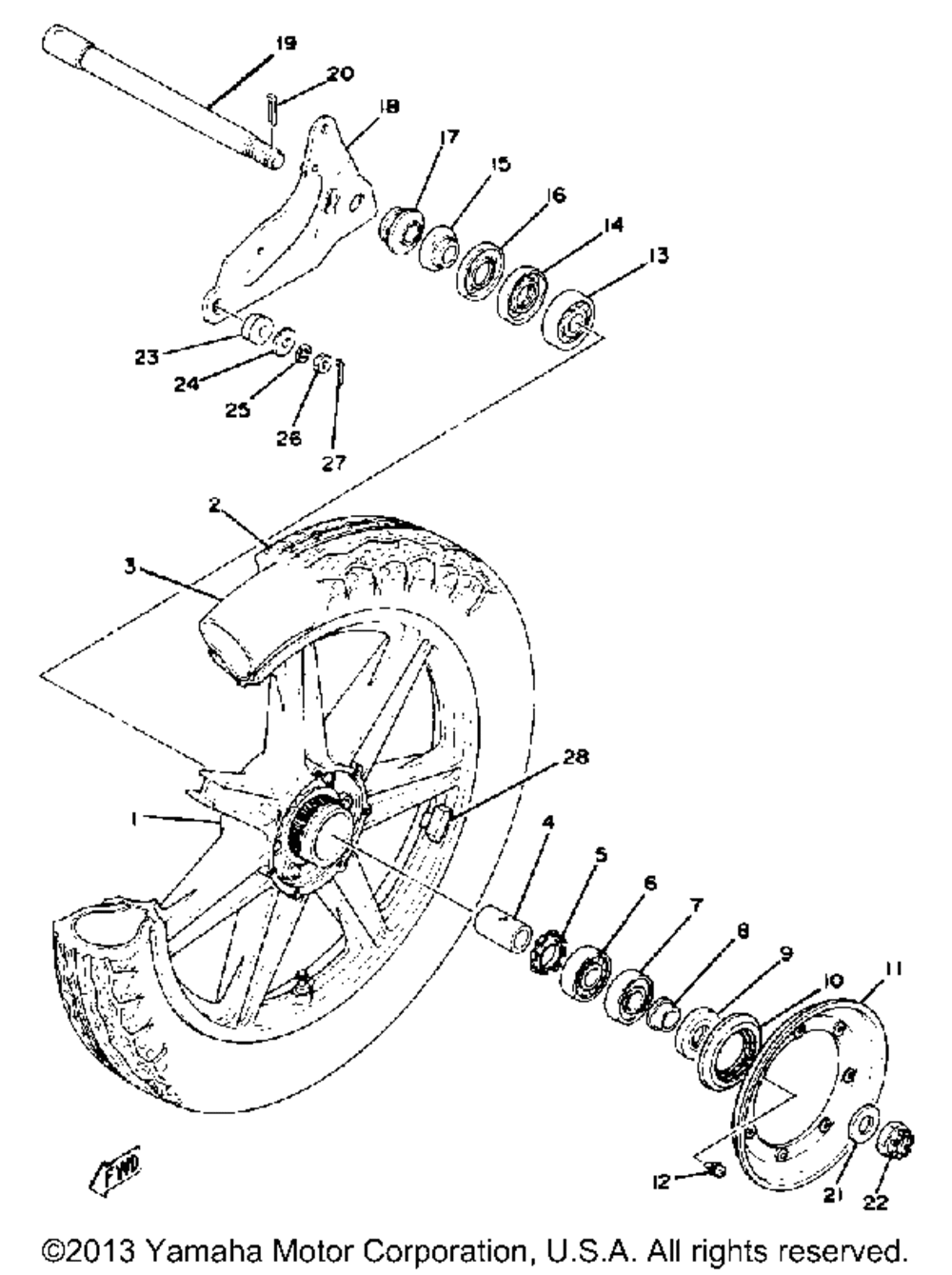 Rear wheel