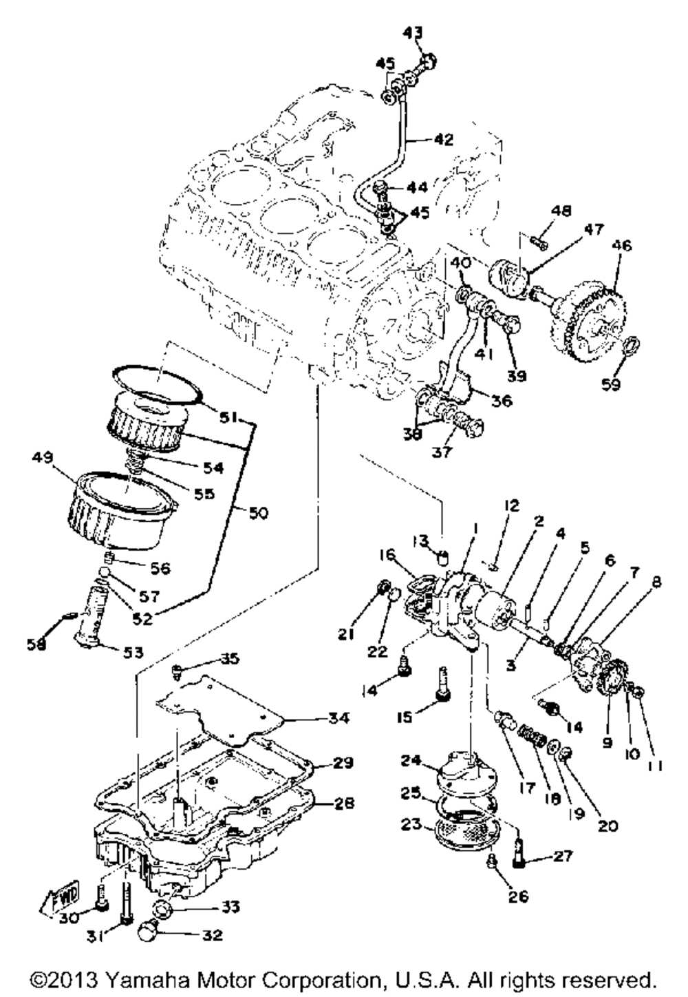 Oil pump - oil cleaner