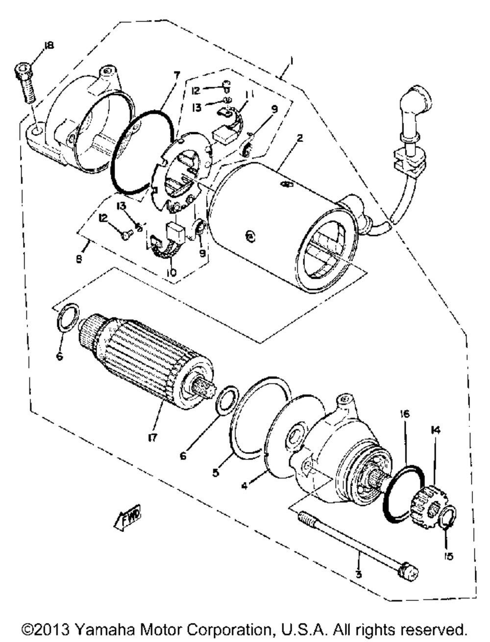 Starter motor