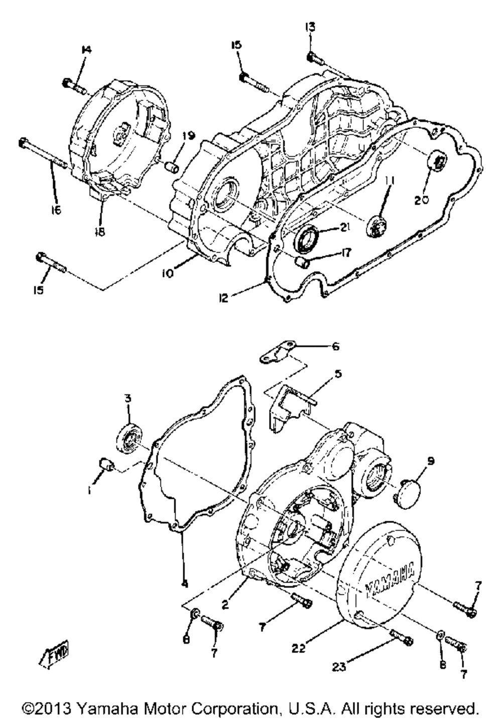 Crankcase cover