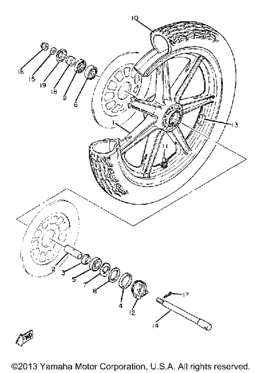 Front wheel