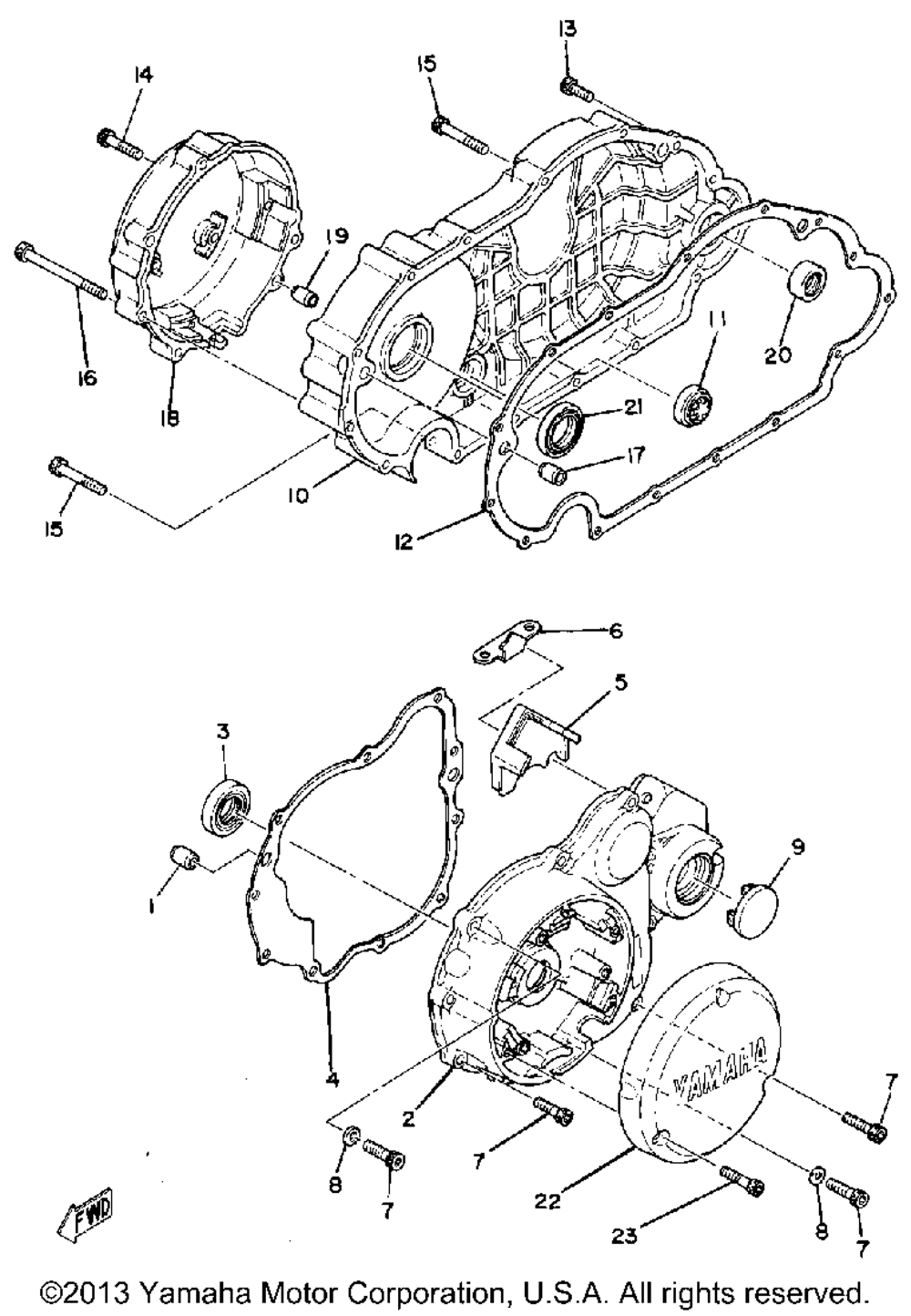 Crankcase cover