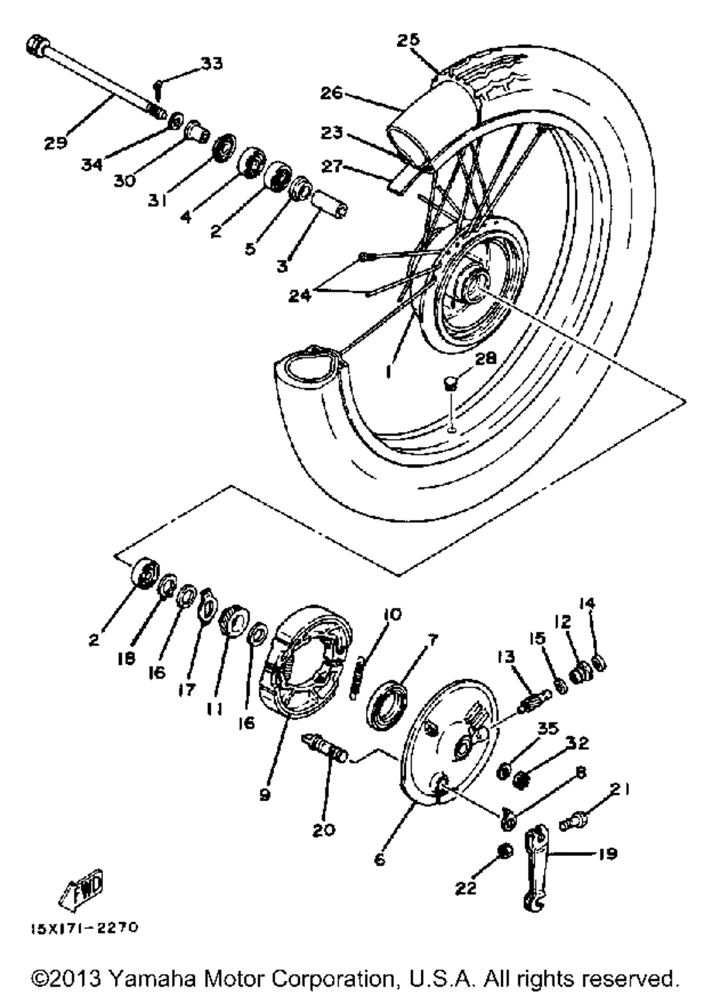 Front wheel