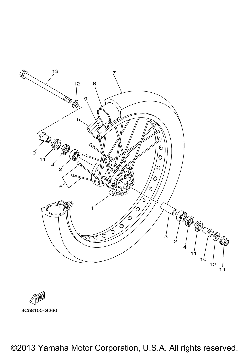 Front wheel