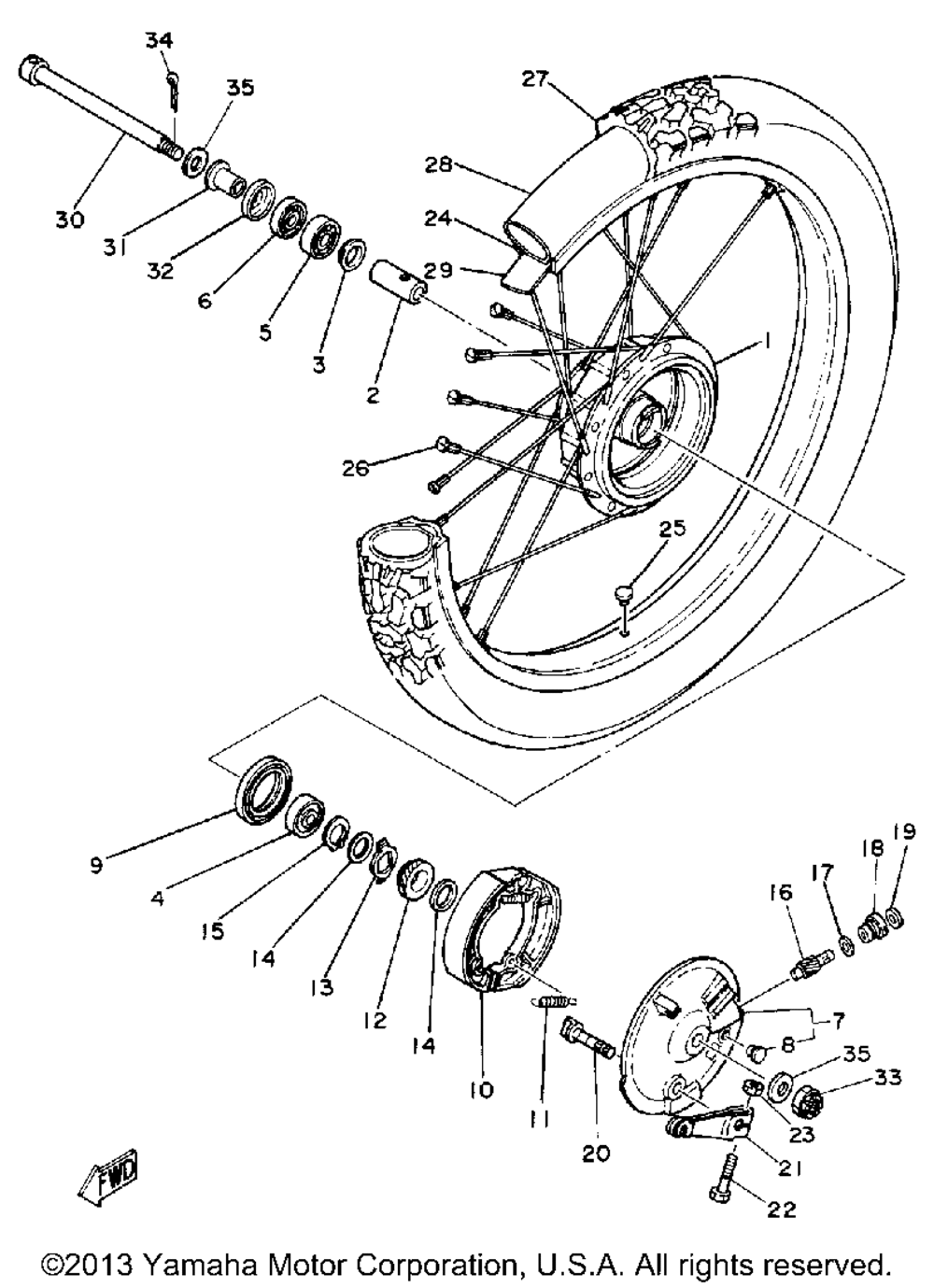 Front wheel