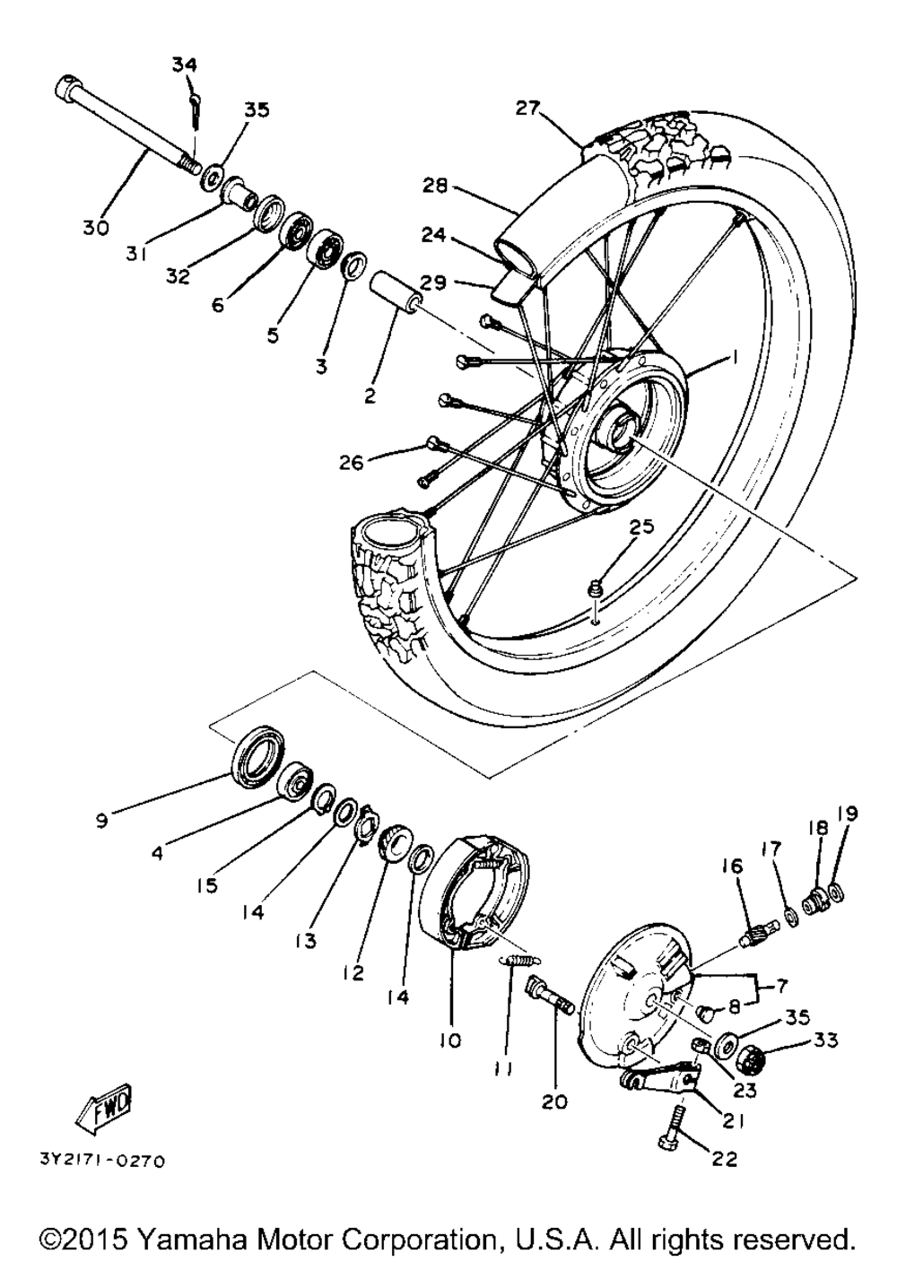 Front wheel