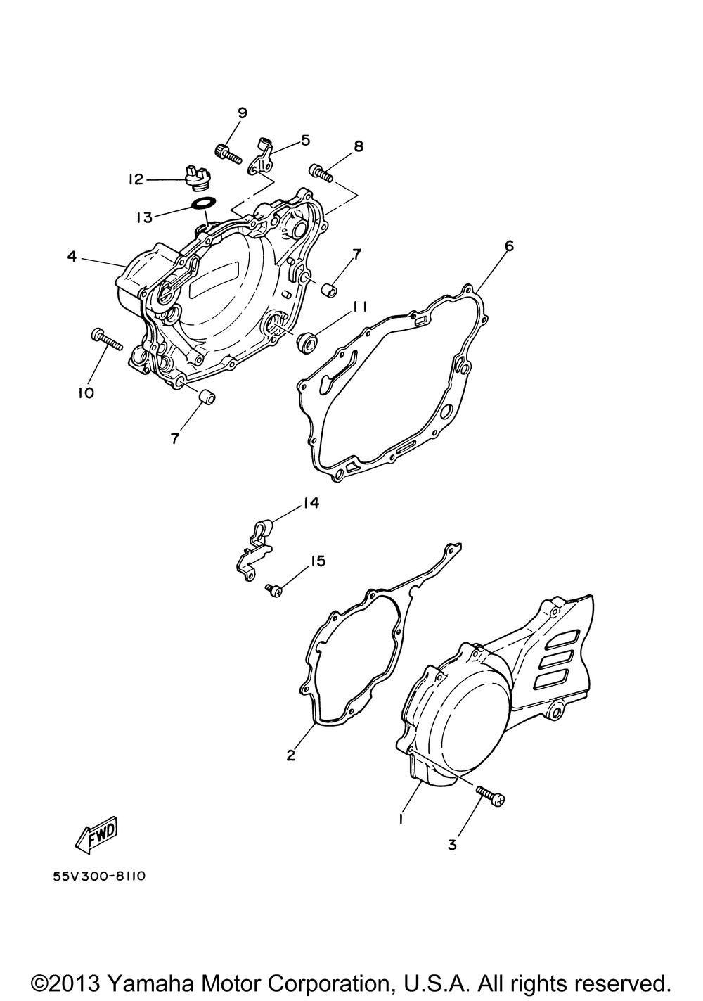 Crankcase cover 1