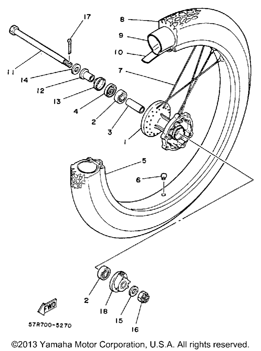 Front wheel