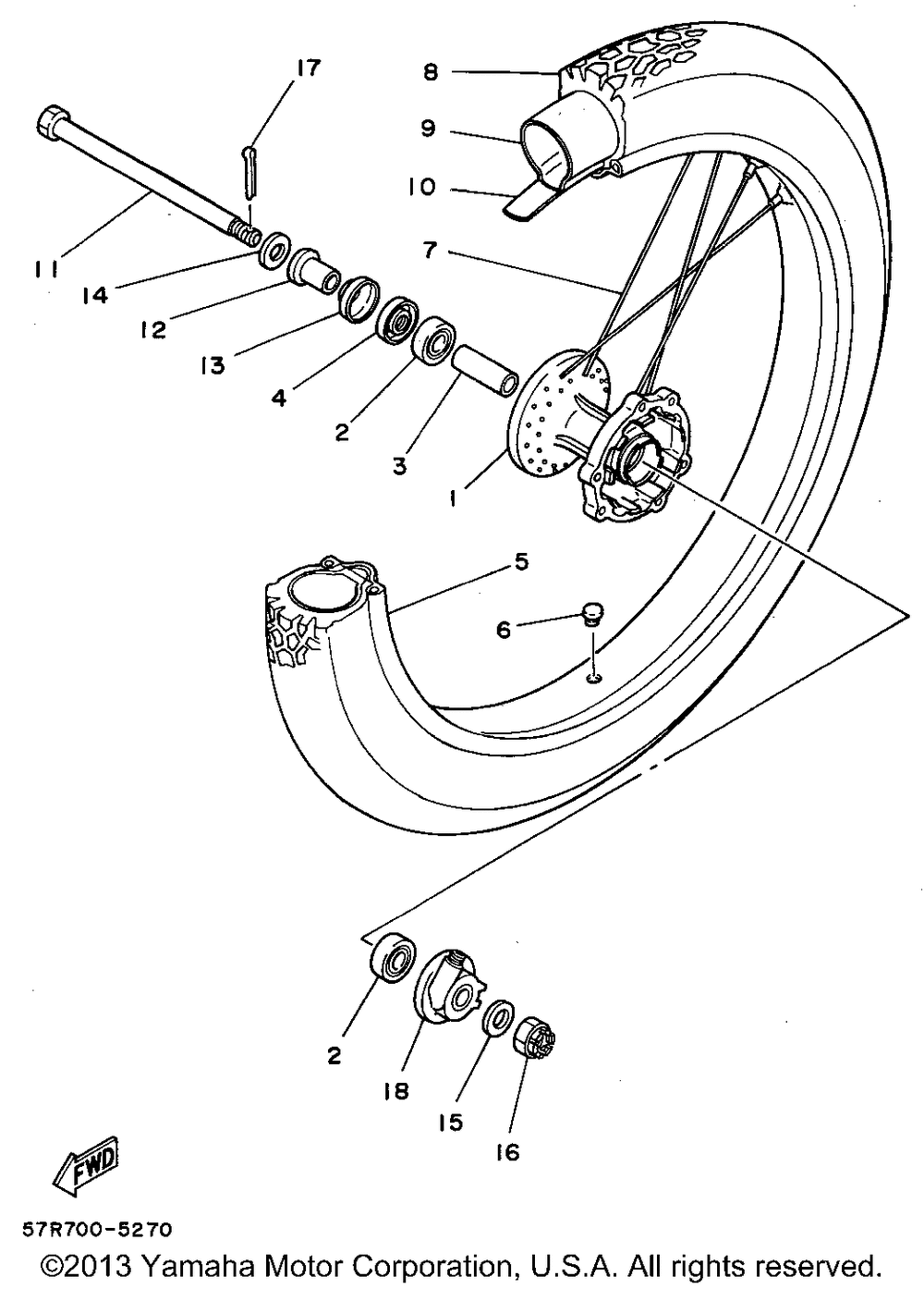 Front wheel