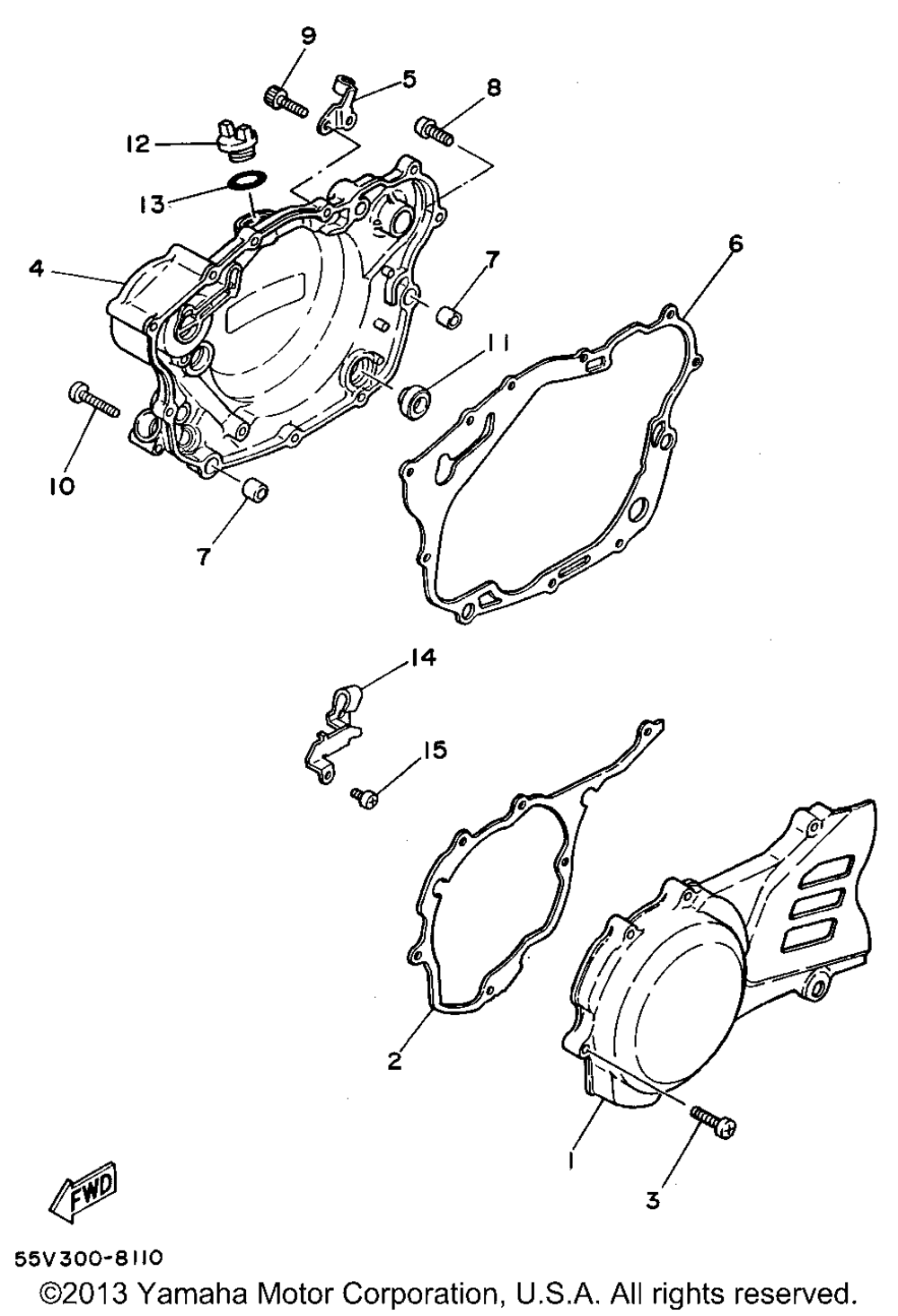 Crankcase cover 1