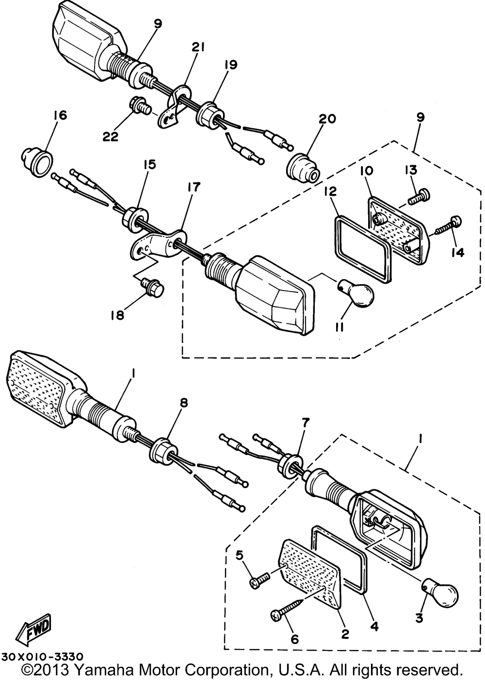 Flasher light - turnsignal