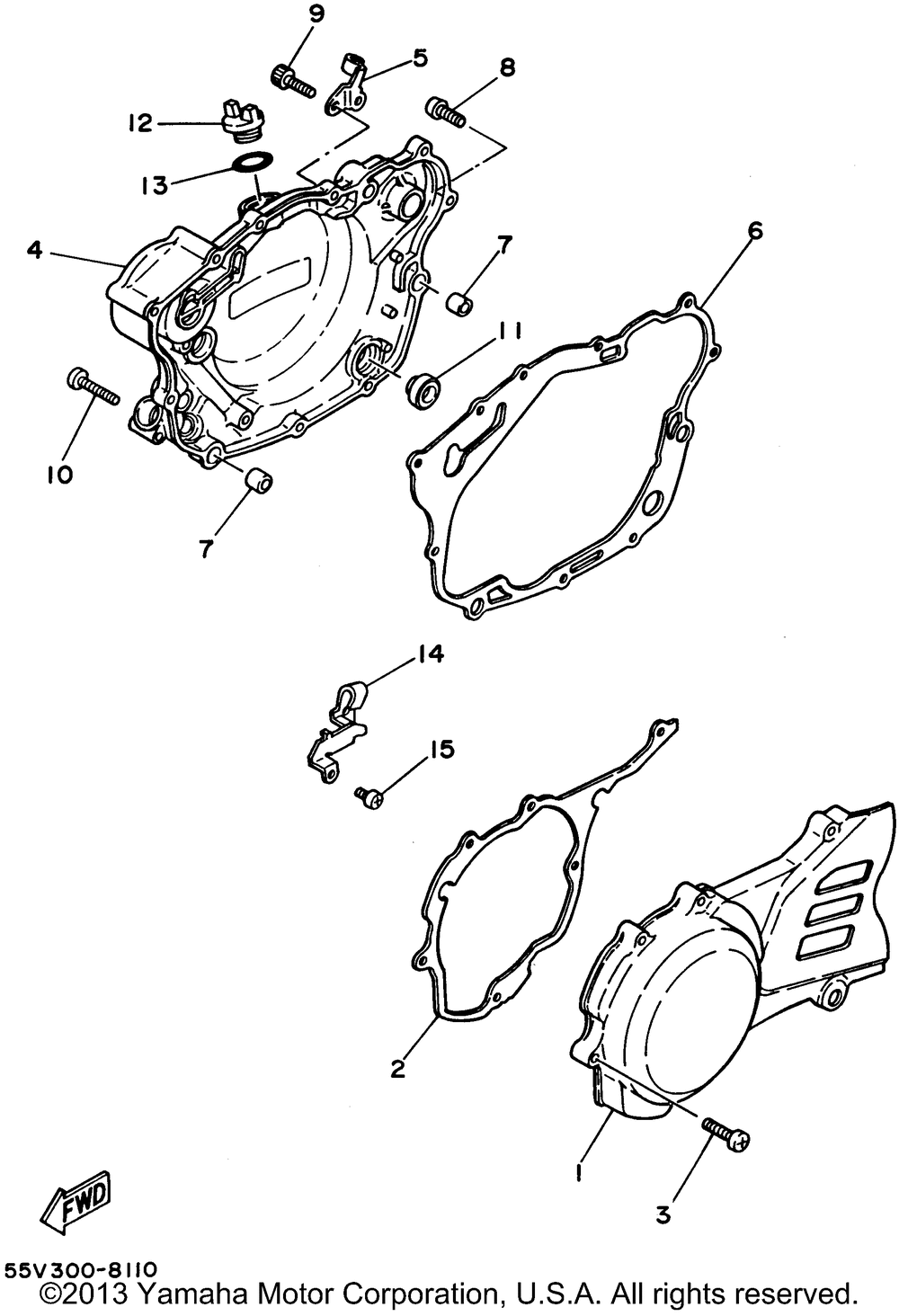 Crankcase cover 1