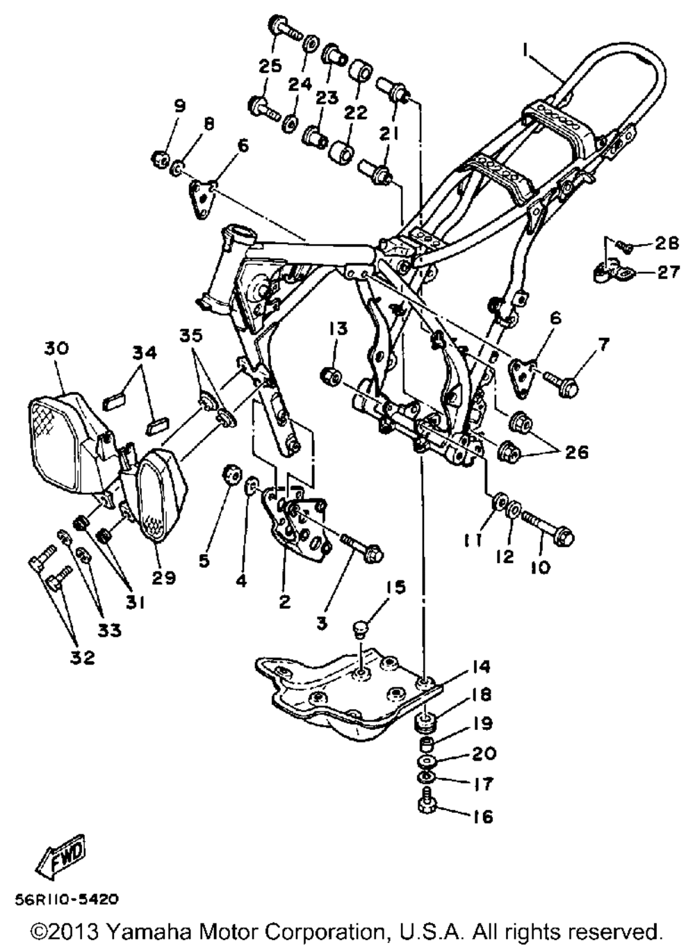 Frame xt350nc