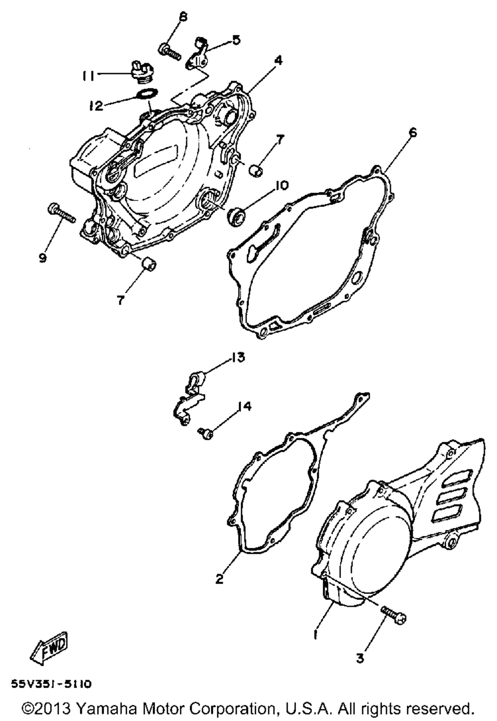 Crankcase cover