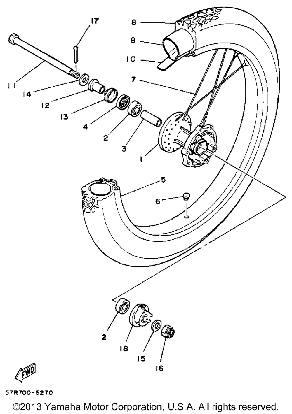 Front wheel