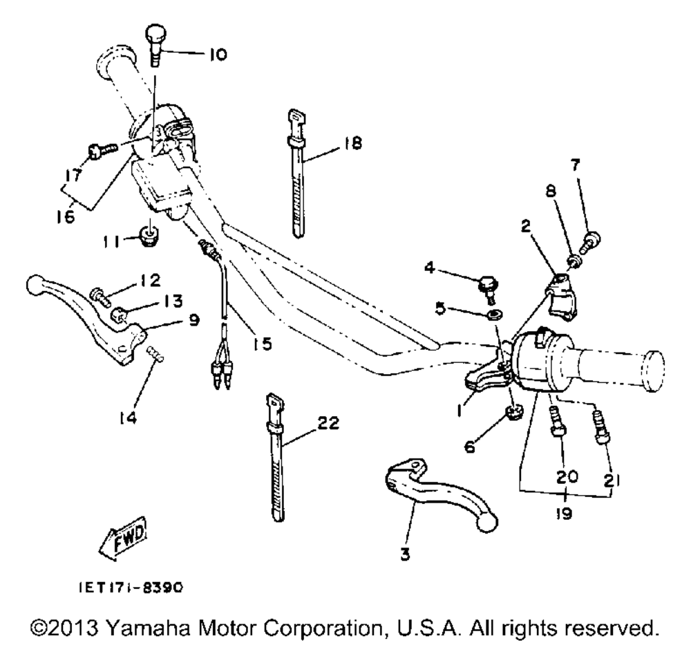 Handle switch - lever