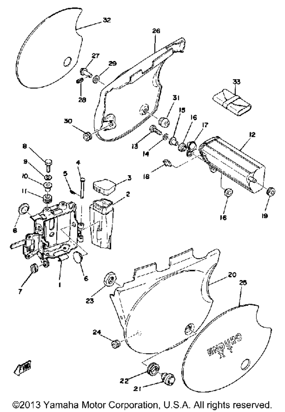 Side cover - battery box