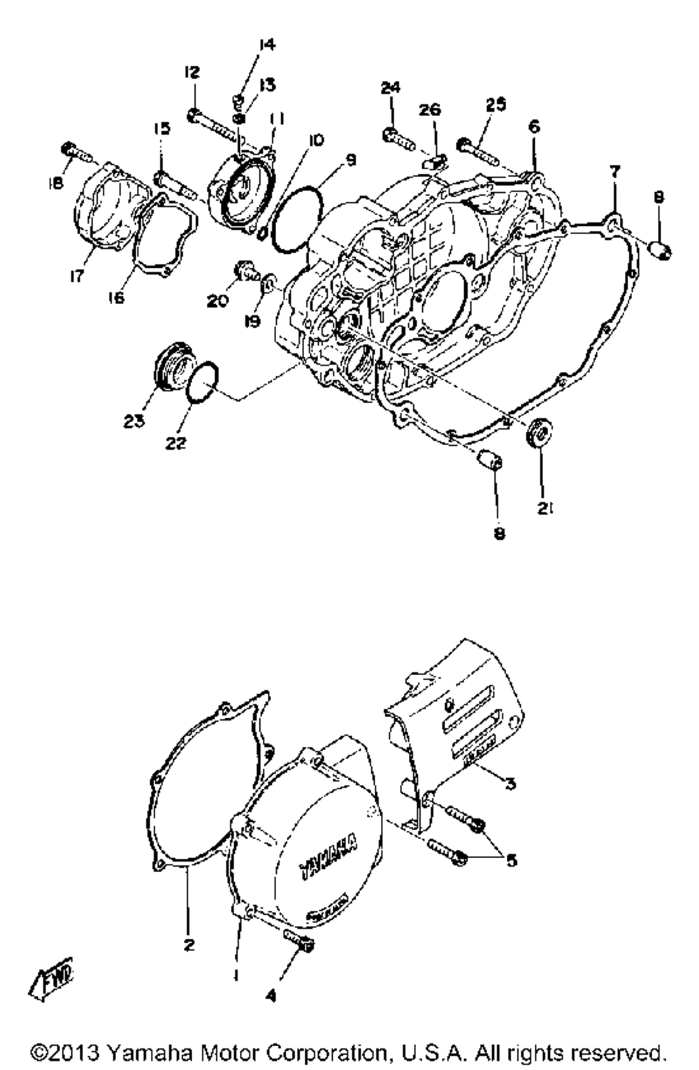 Crankcase cover