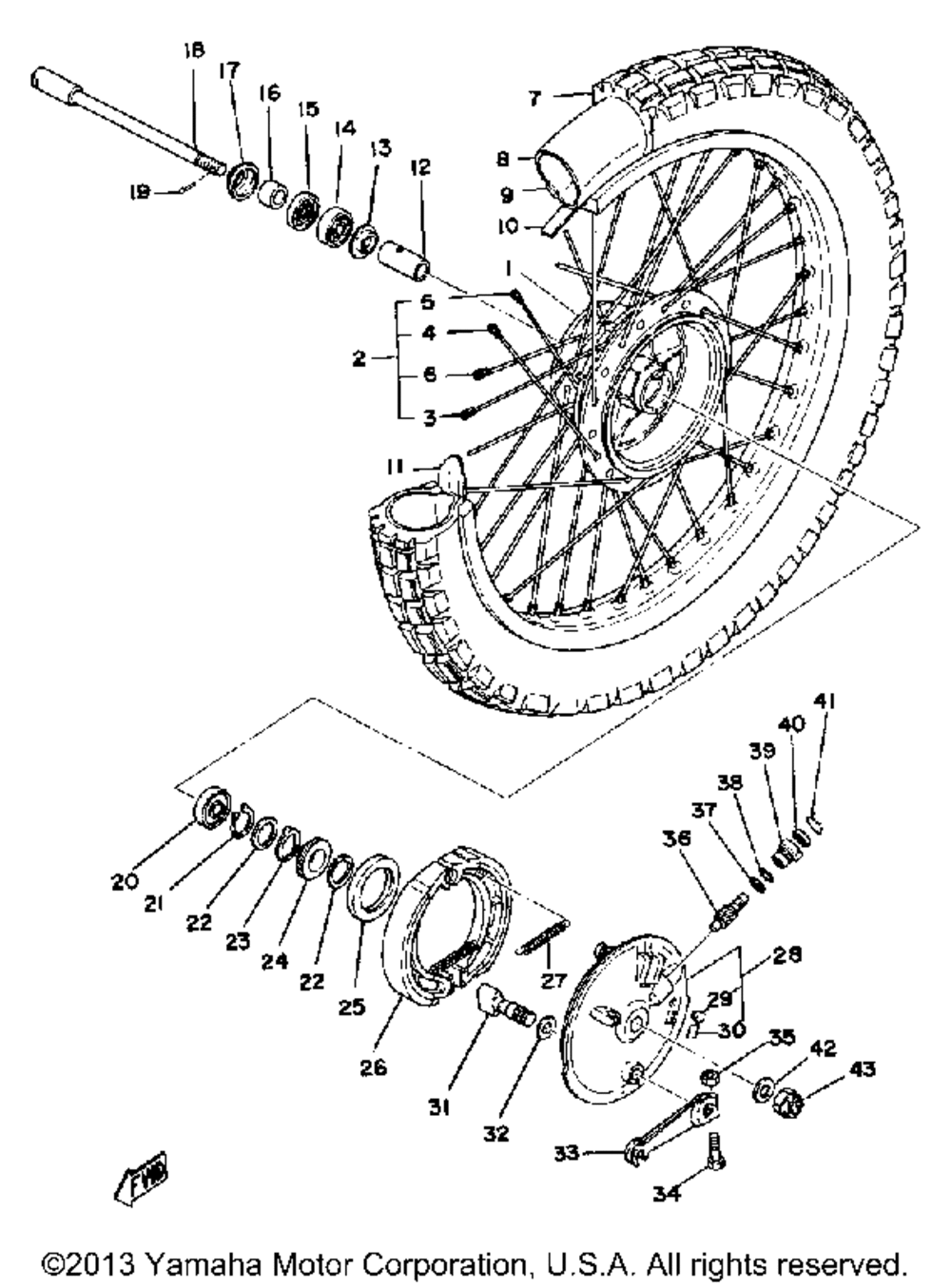 Front wheel