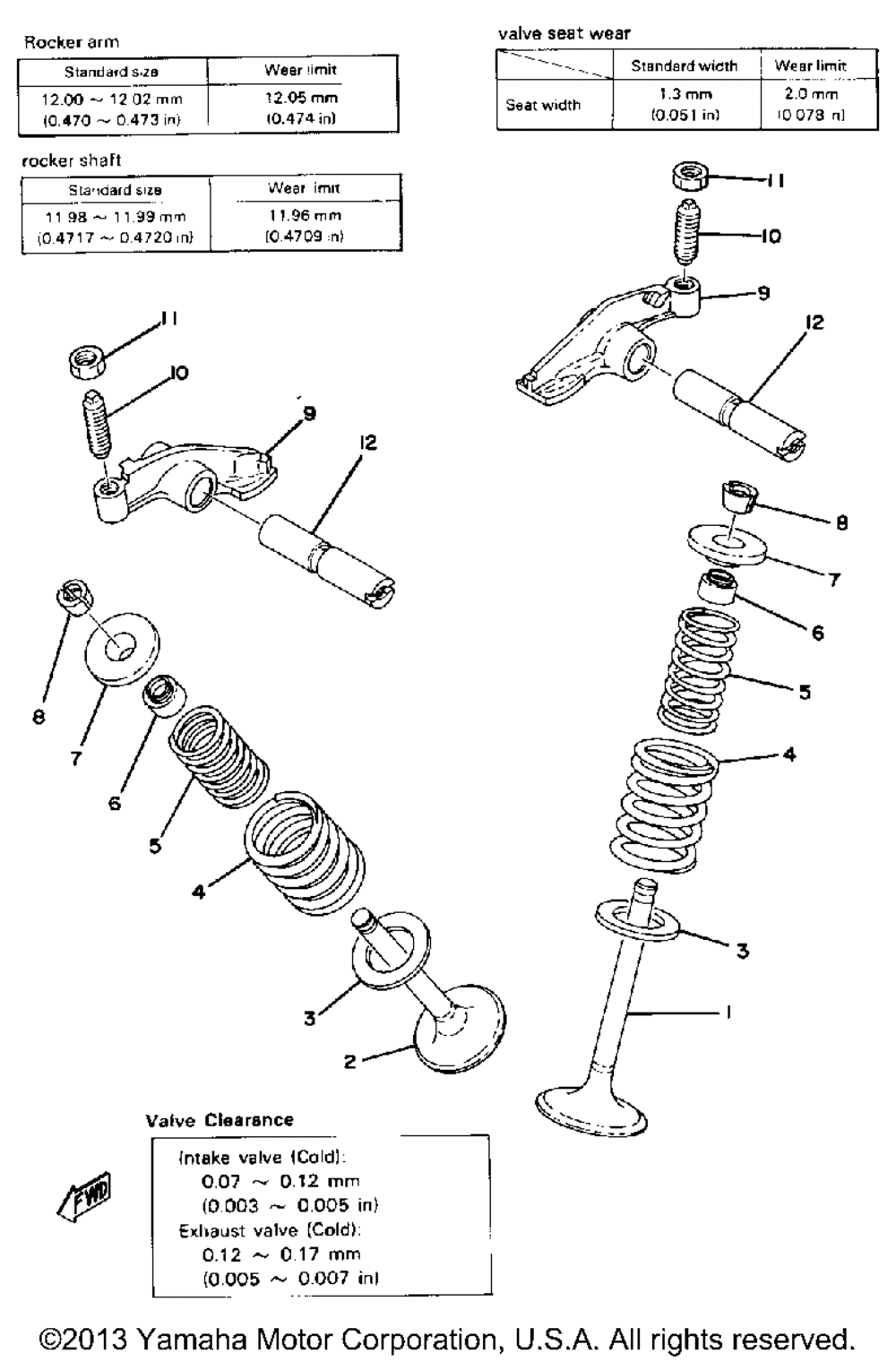 Valve - rocker arm