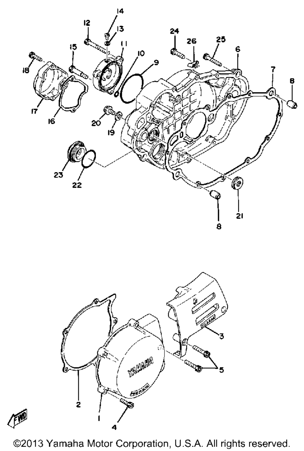 Crankcase cover