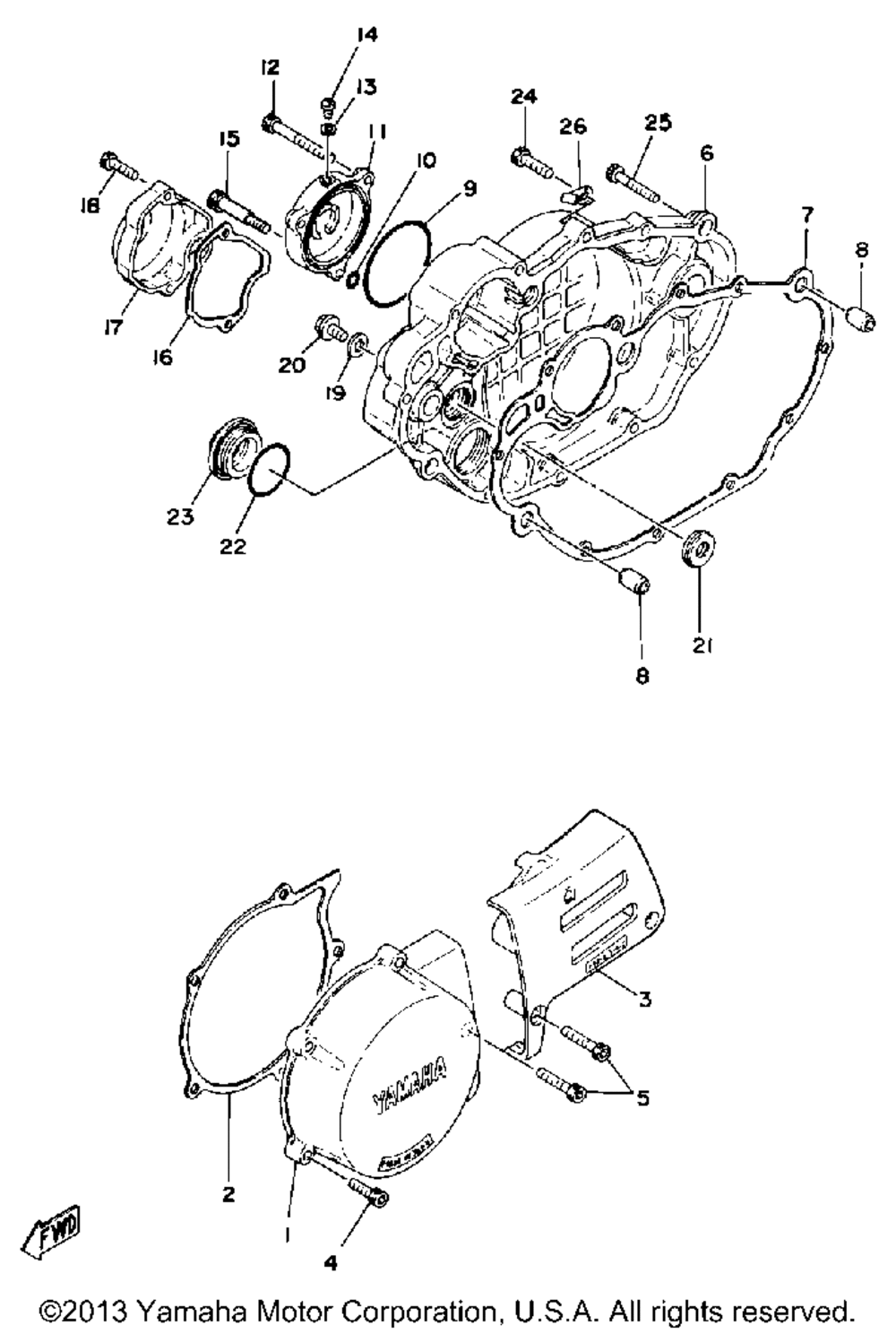 Crankcase cover