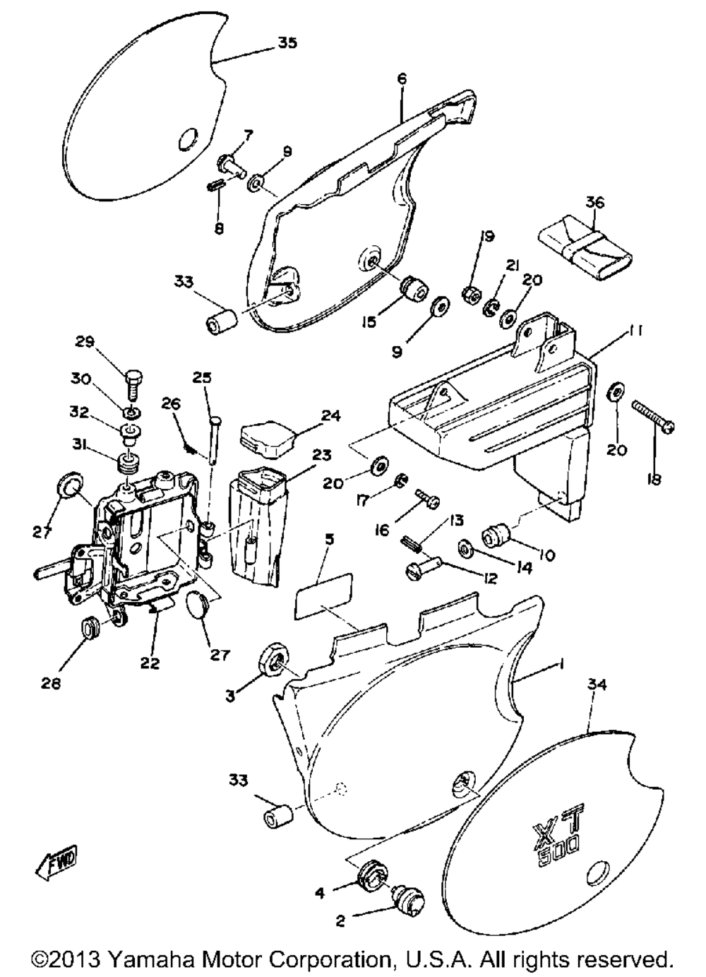 Side cover - tool