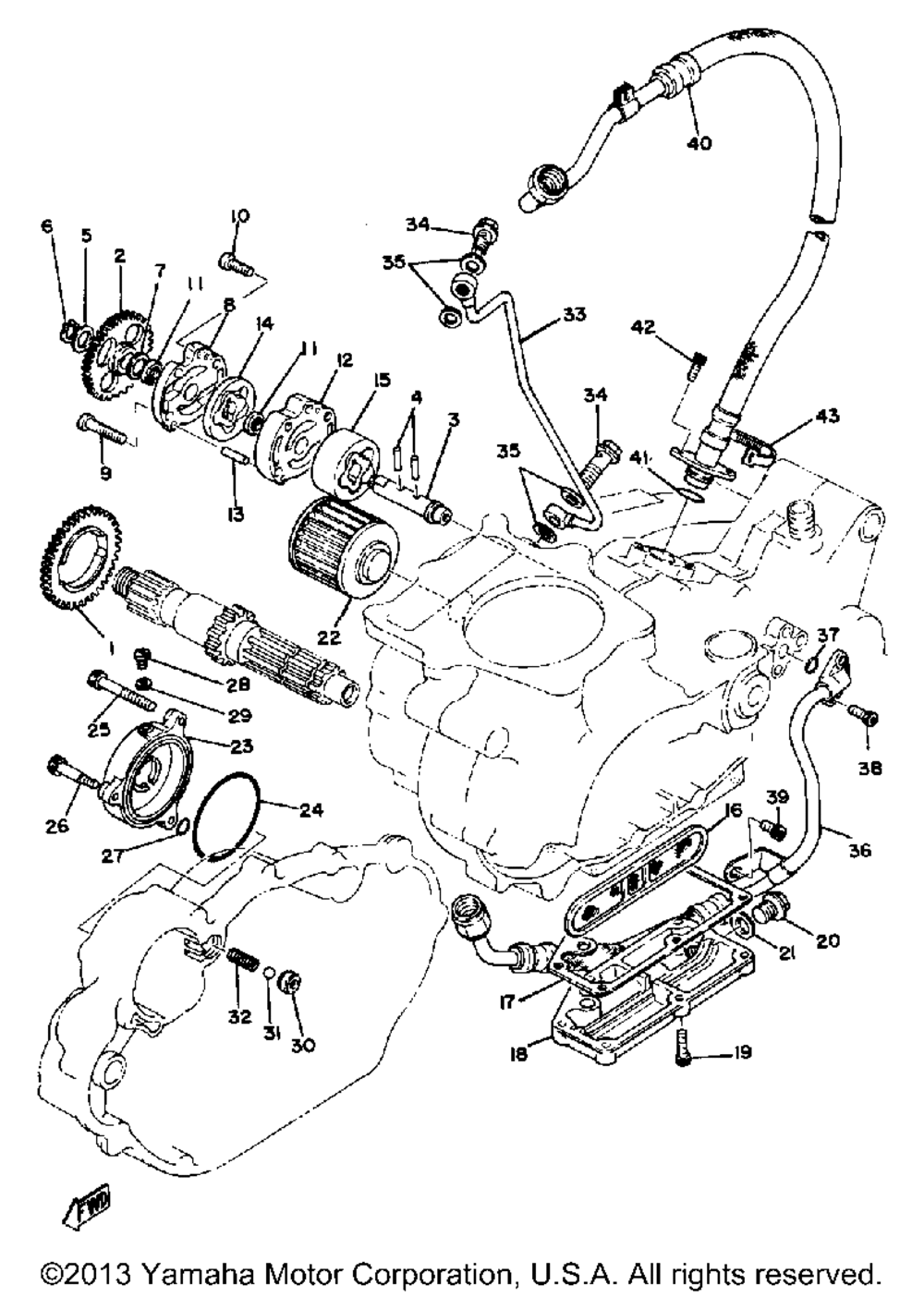 Oil pump - oil cleaner