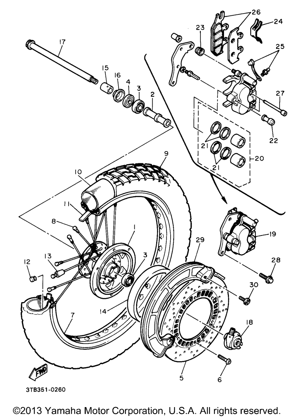 Front wheel