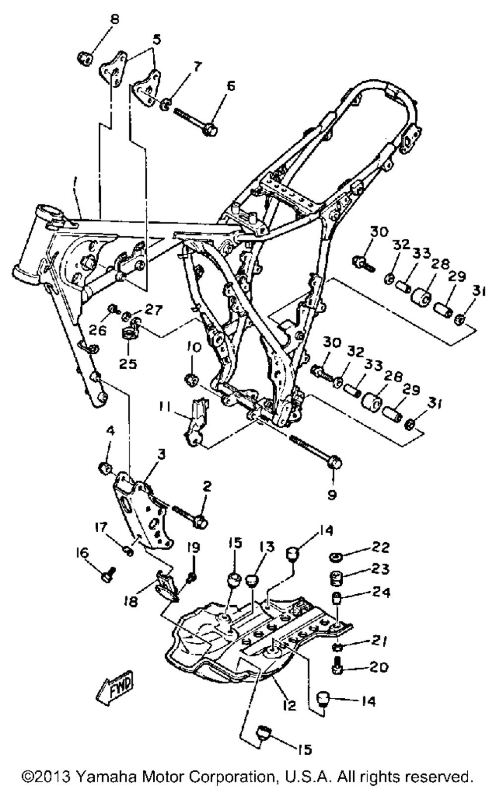 Frame xt600lc - nc