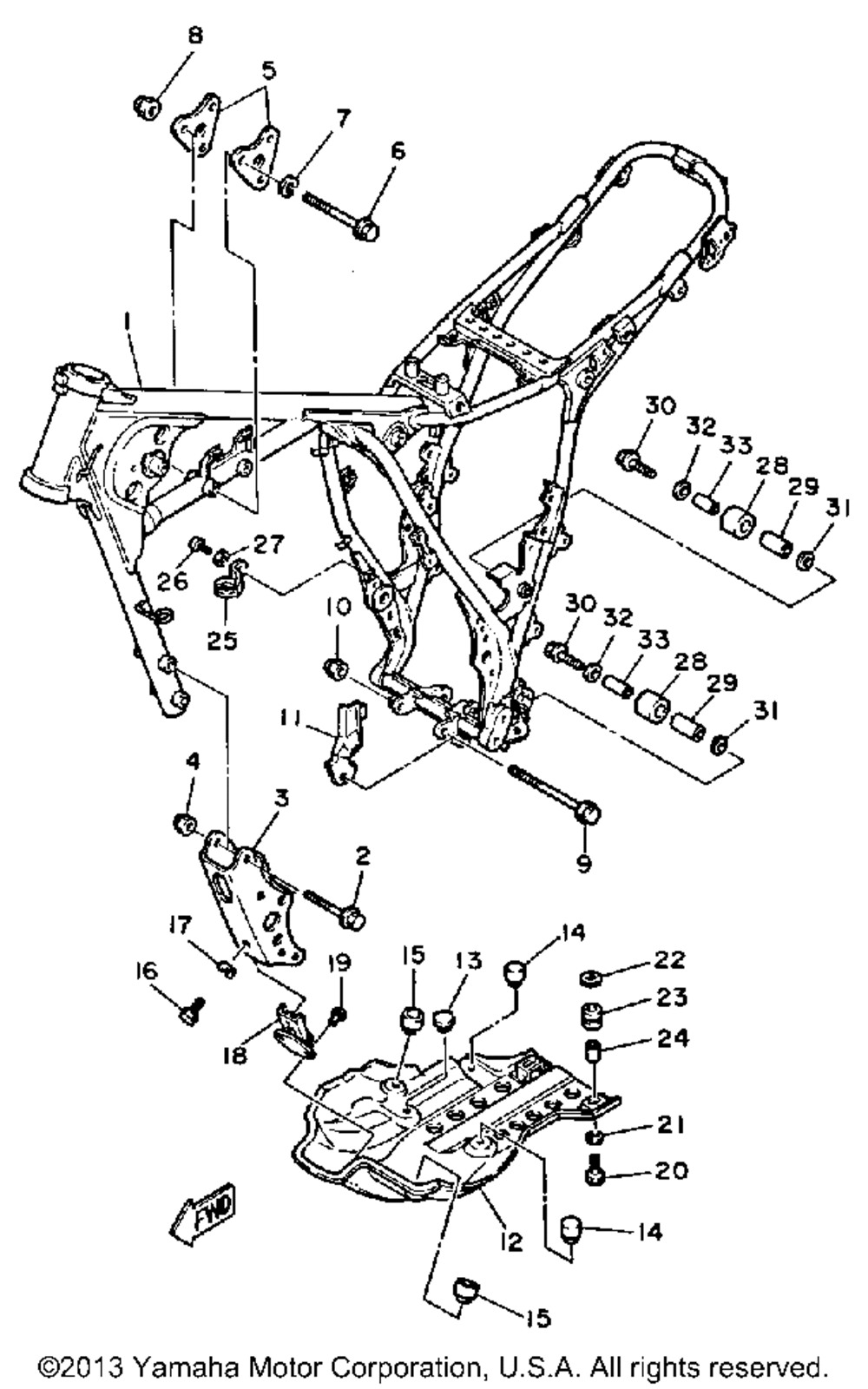 Frame xt600l - n