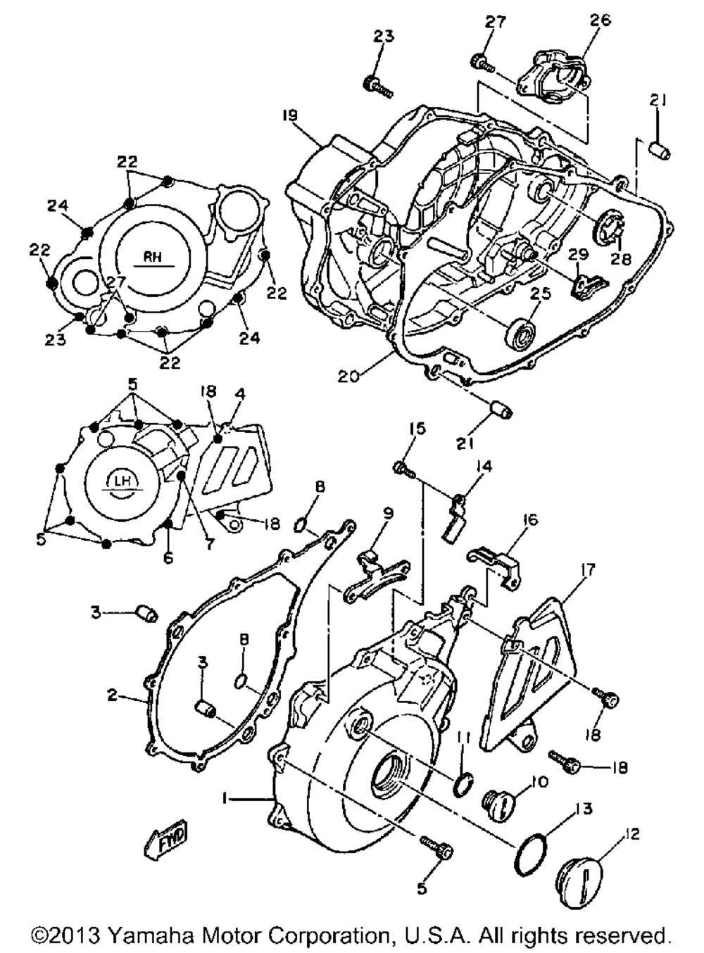 Crankcase cover 1