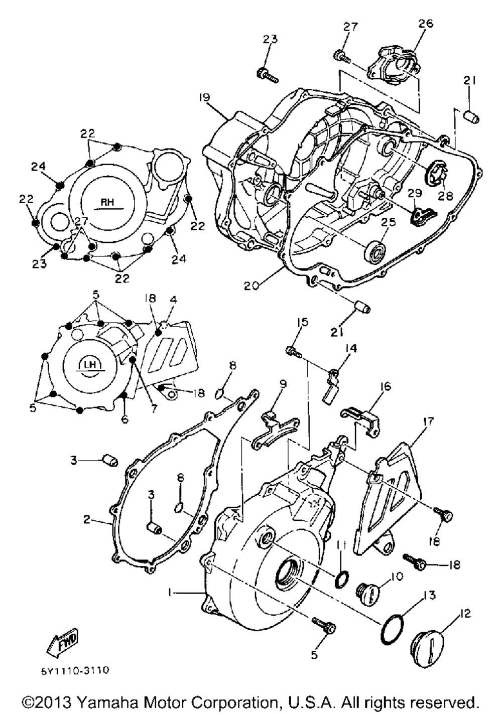 Crankcase cover