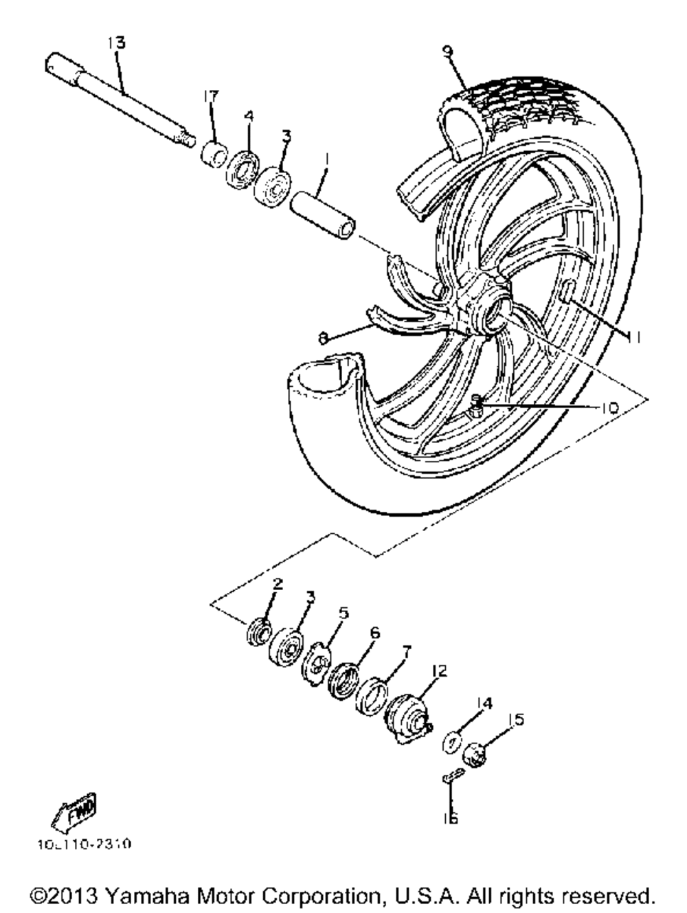 Front wheel