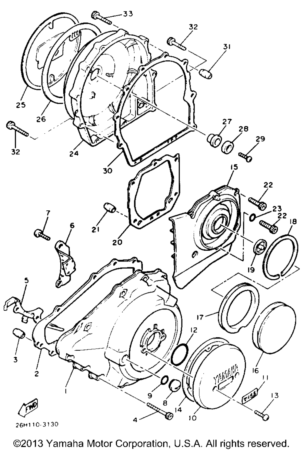 Crankcase cover