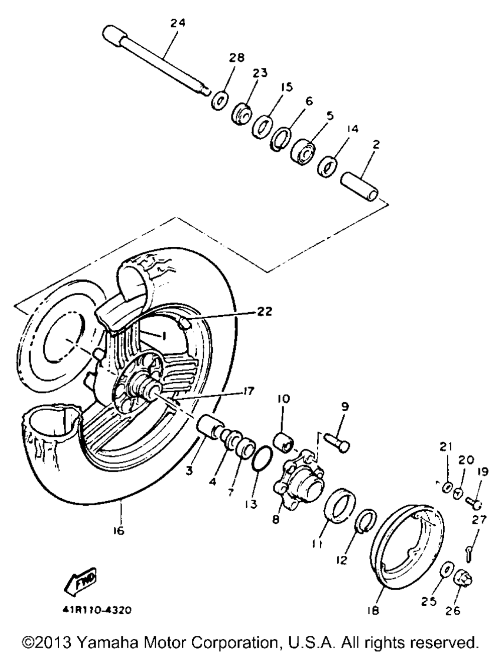 Rear wheel