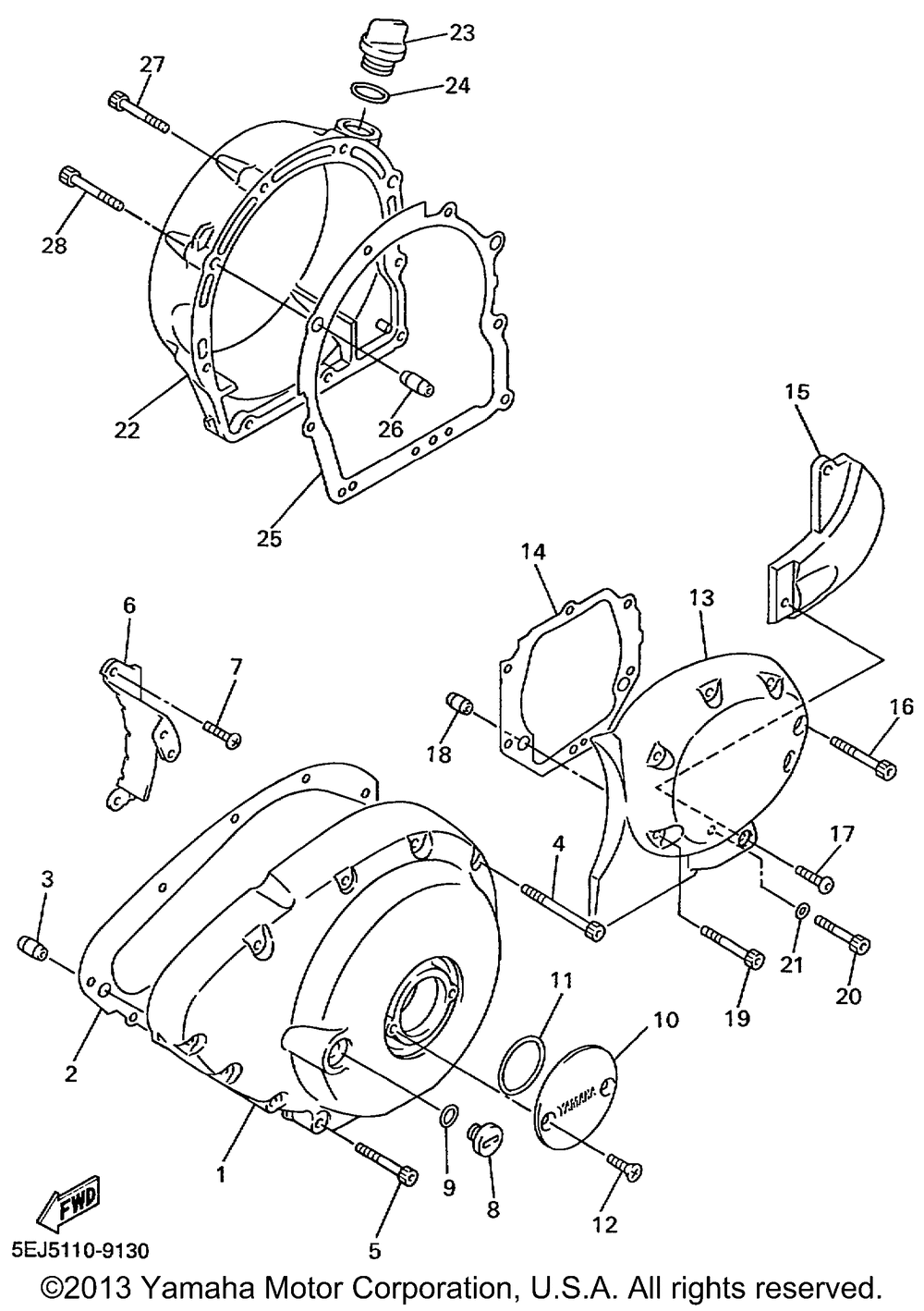 Crankcase cover 1