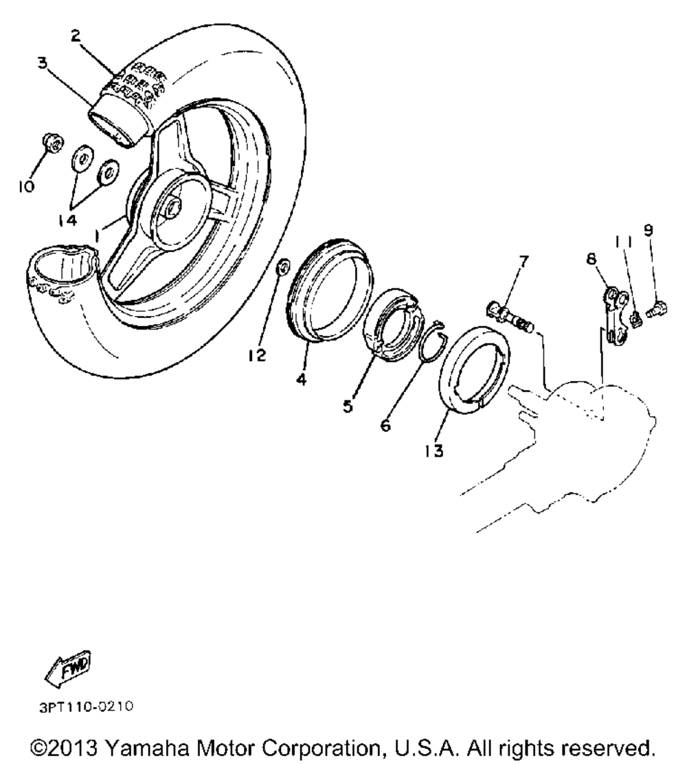 Rear wheel